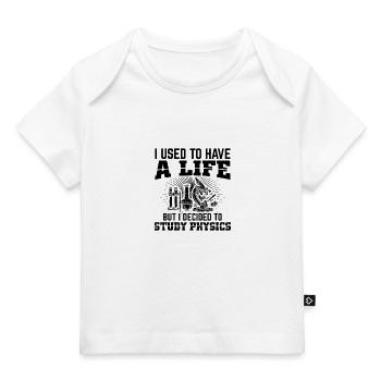 Les étudiants de physique | Etudes physiciens Idées cadeaux - T-shirt Premium bébé bio - blanc - Devant