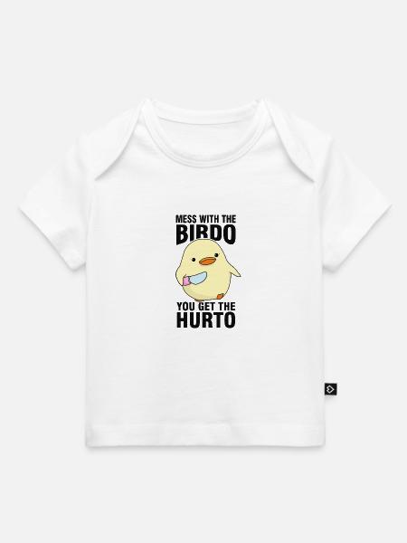Vogel Meme - Baby Premium Organic T-Shirt - Weiß