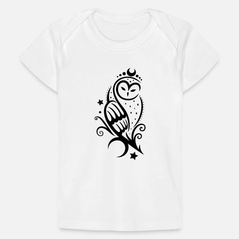 Eule Schneeeule Tattoo Baby Premium Organic T-Shirt
