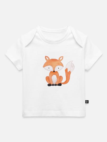 Petit renard - T-shirt Premium bébé bio - blanc