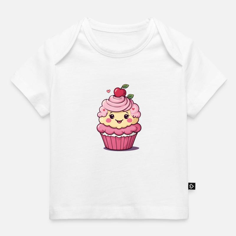 Cuppy le cupcake - T-shirt Premium bébé bio - blanc