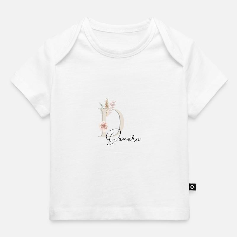 Damara! Nom Boho - T-shirt Premium bébé bio - blanc