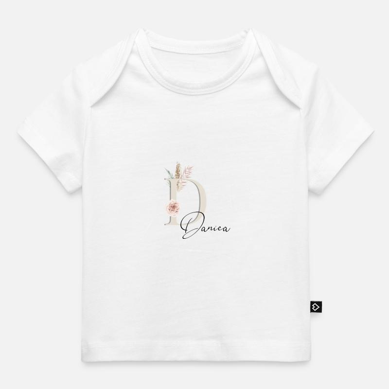 Danica! Nom Boho - T-shirt Premium bébé bio - blanc