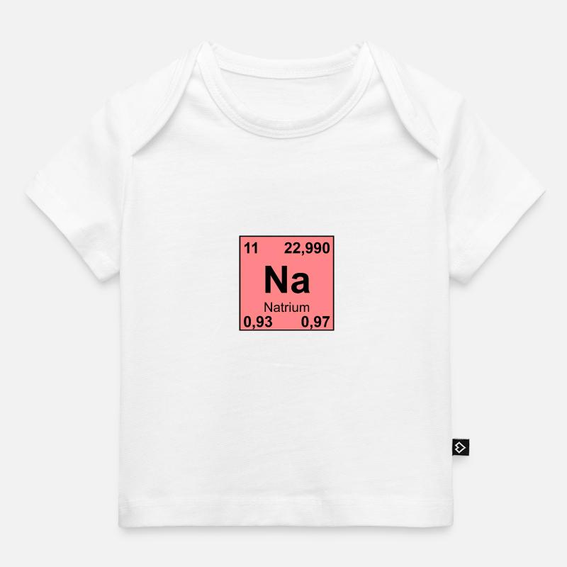 11 Le sodium - T-shirt Premium bébé bio - blanc