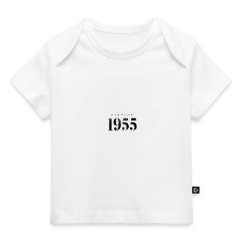 Jahrgang 1955 Geburtstag Slogan Phrase - Baby Premium Organic T-Shirt - Weiß - Vorne