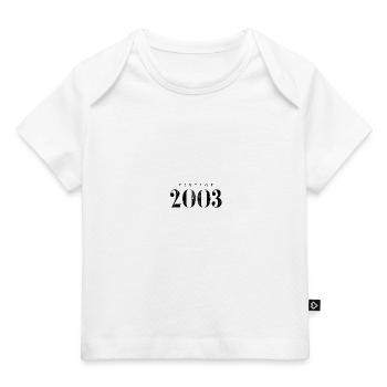 Jahrgang 2003 Geburtstag Slogan Phrase - Baby Premium Organic T-Shirt - Weiß - Vorne