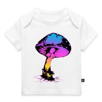 Psycho Pilz - Baby Premium Organic T-Shirt - Weiß - Vorne