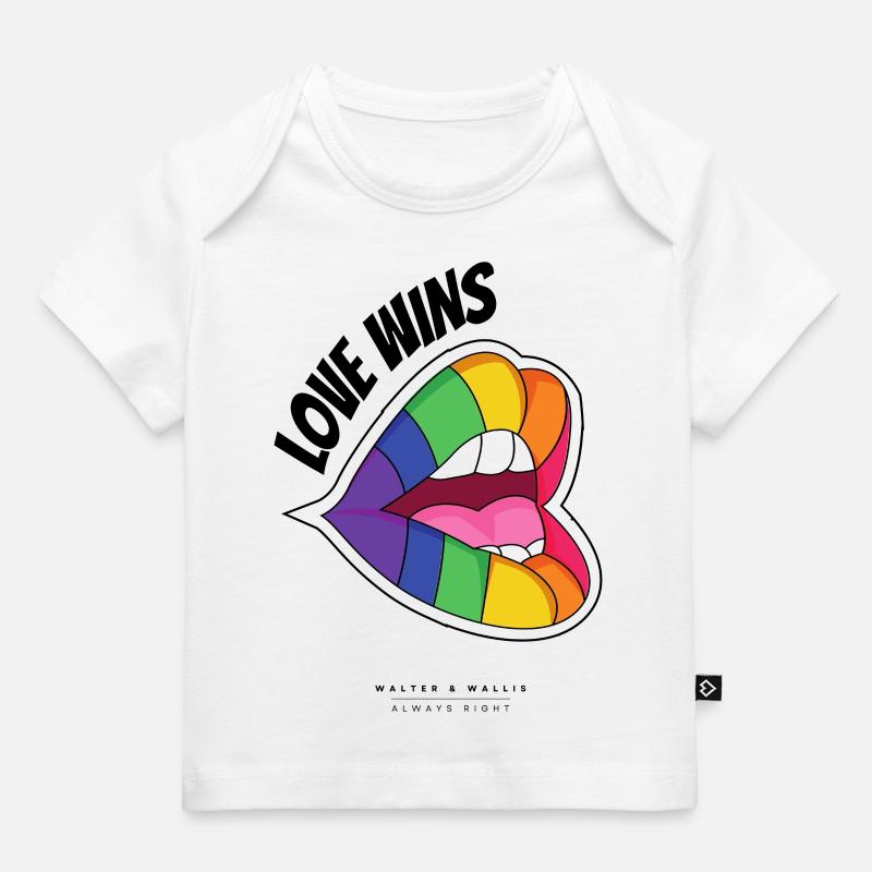 Walter & Wallis - Pop Art 4 - T-shirt Premium bébé bio - blanc