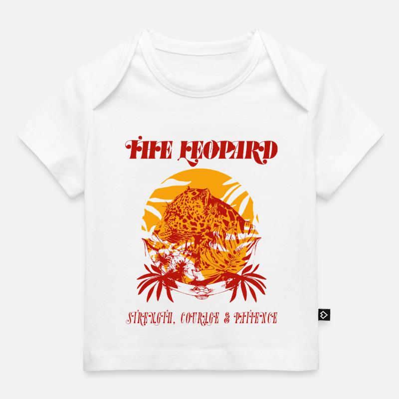 LE LÉOPARD - T-shirt Premium bébé bio - blanc