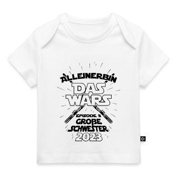 Alleinerbin das wars Große Baby Schwester 2023 - Baby Premium Organic T-Shirt - Weiß - Vorne