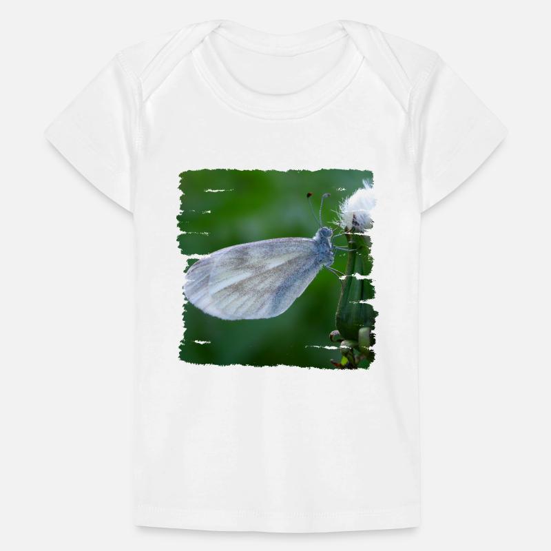 Butterfly resting on a thistle Baby Premium Organic T-shirt
