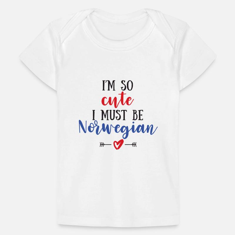 Ich bin so süß, dass ich Norweger sein muss Baby Premium Organic T-Shirt