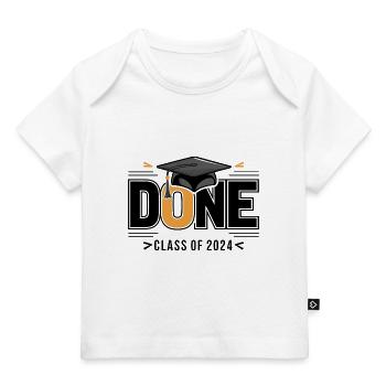 Abschlussklasse 2024 Abschlussfeier Schule - Baby Premium Organic T-Shirt - Weiß - Vorne