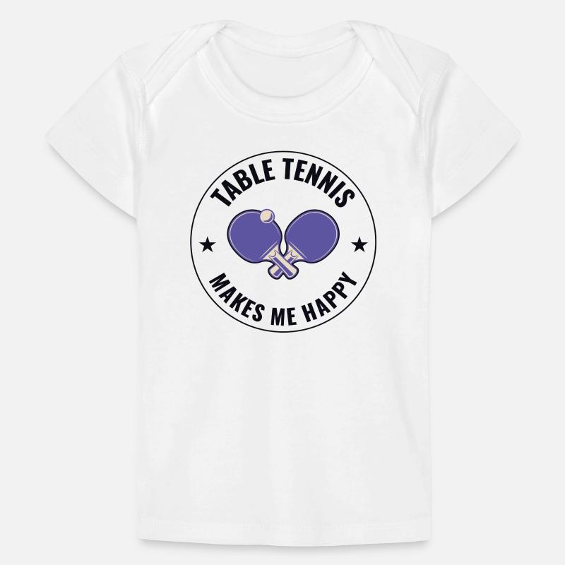 Ping Pong Master Table Tennis Coach Paddle Player Baby Premium Organic T-shirt