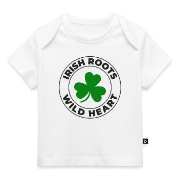 Wild Heart: Funny Irish Girl Design - Baby Premium Organic T-shirt - white - Front