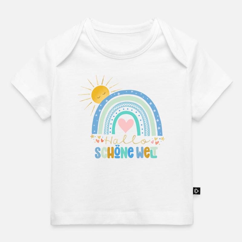 Salut tout le monde - T-shirt Premium bébé bio - blanc