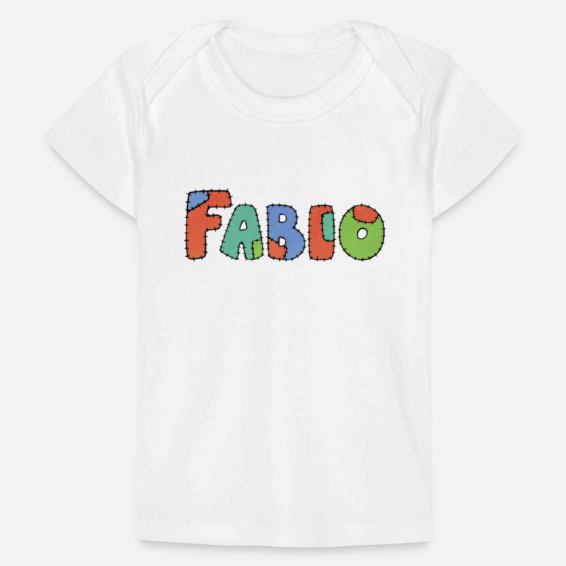 Fabio Name Geschenkidee Baby Premium Organic T-Shirt