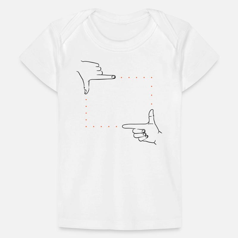 Handzeichen Bildausschnitt – 2 Farben Baby Premium Organic T-Shirt
