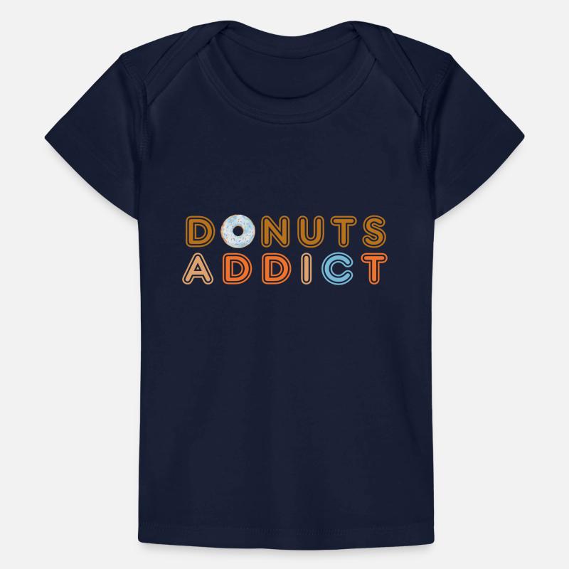 Donuts süchtig eisblau Baby Premium Organic T-Shirt
