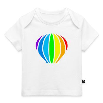 Montgolfière, pilotage d’une montgolfière - T-shirt Premium bébé bio - blanc - Devant