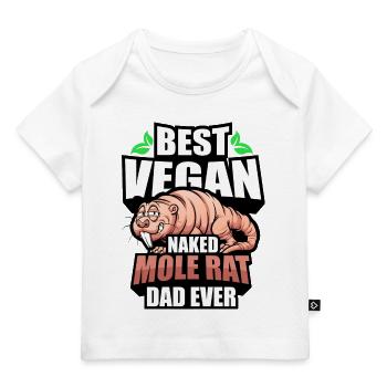 Naked mole rat vegan - Baby Premium Organic T-shirt - white - Front
