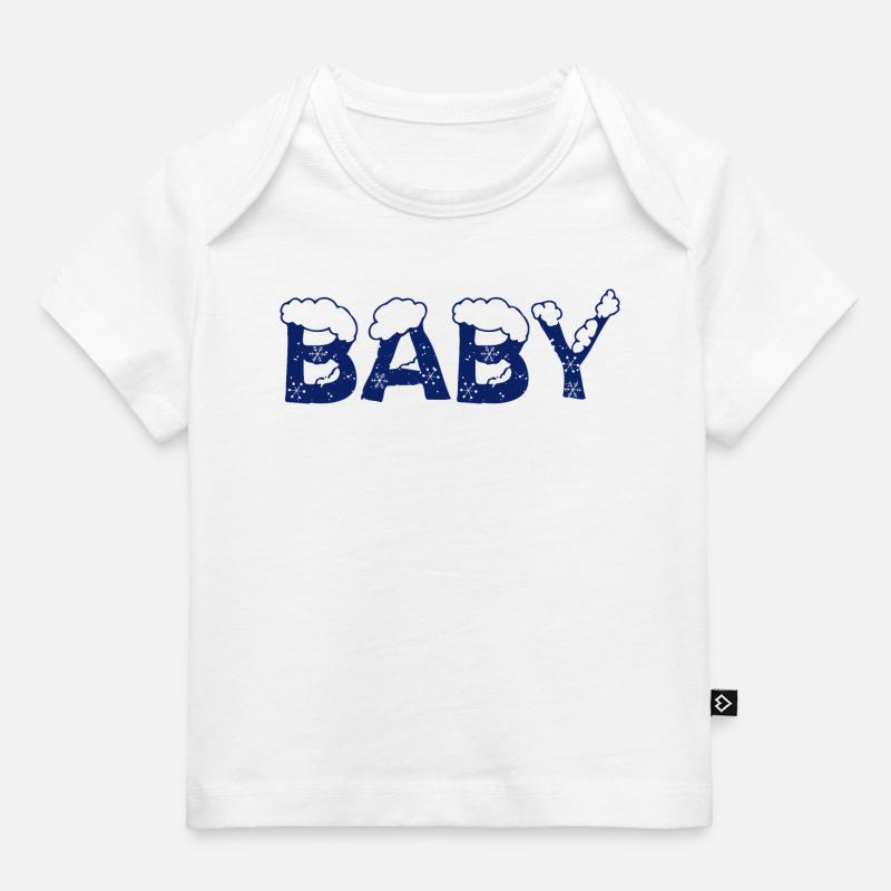 Text Eis Weihnachtskostüm Baby - Baby Premium Organic T-Shirt - Weiß