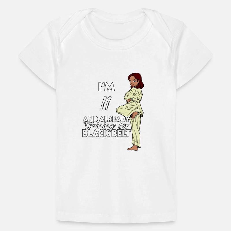 Ich bin 11 - Mädchen Karate Baby Premium Organic T-Shirt