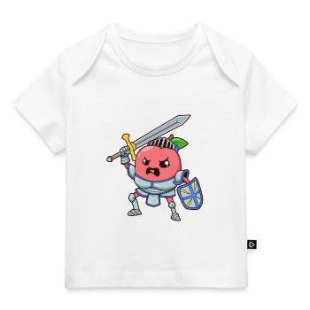 Personnage RPG - Paladin - Peach - T-shirt Premium bébé bio - blanc - Devant