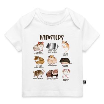 Lots of different hamsters - Baby Premium Organic T-shirt - white - Front