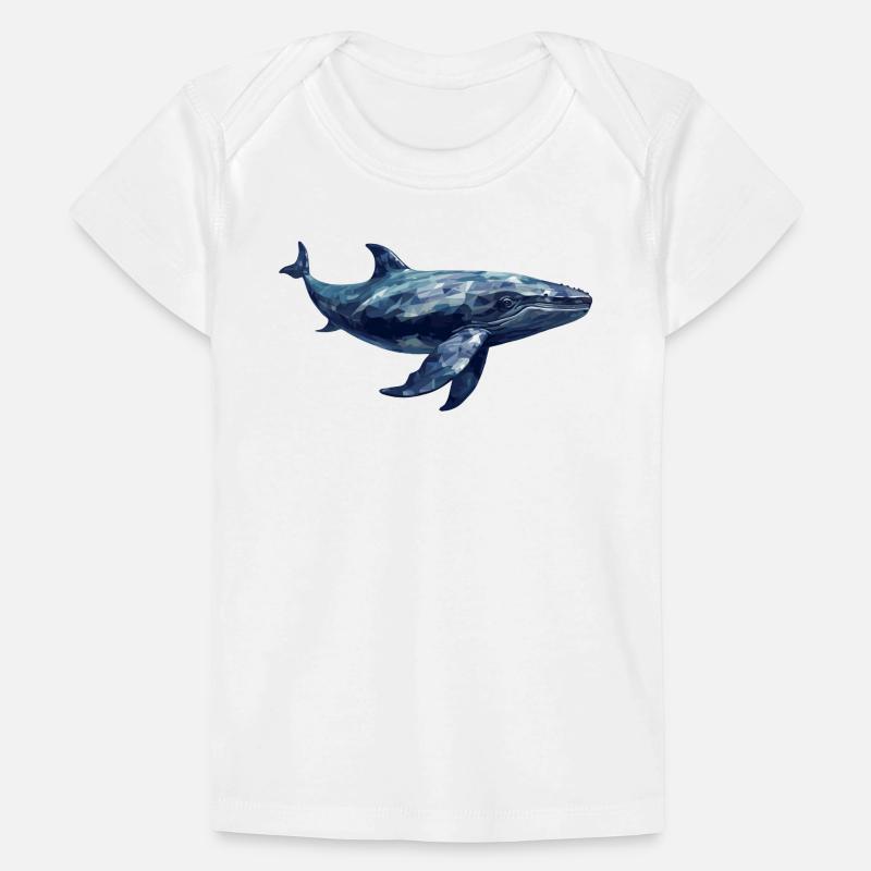 Pottwal Polygon Design Baby Premium Organic T-Shirt