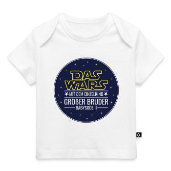 Das wars Einzelkind Babysode 2 Großer Bruder 2026 - Baby Premium Organic T-Shirt - Weiß - Vorne