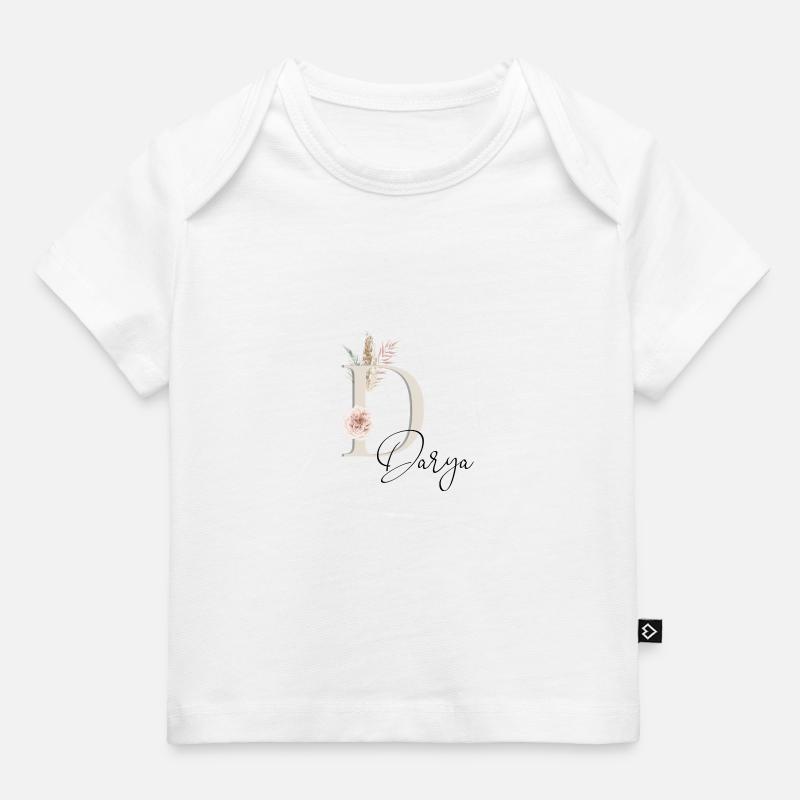 Darya! Name Boho - Baby Premium Organic T-shirt - white