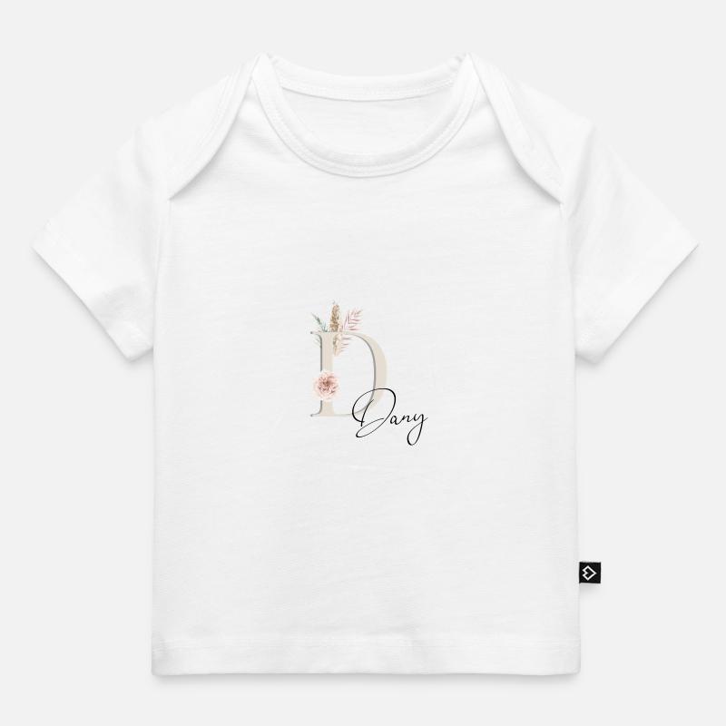 Dany ! Nom Boho - T-shirt Premium bébé bio - blanc