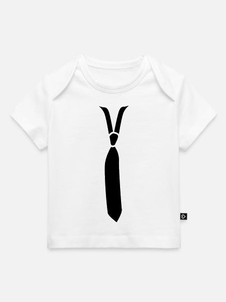 Krawatte - Baby Premium Organic T-Shirt - Weiß