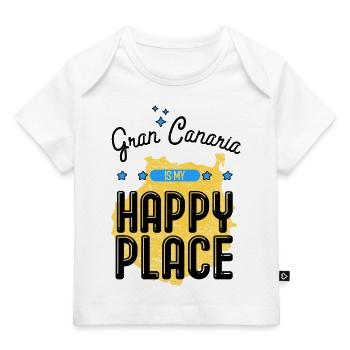 Gran Canaria Vacances d’été île - T-shirt Premium bébé bio - blanc - Devant
