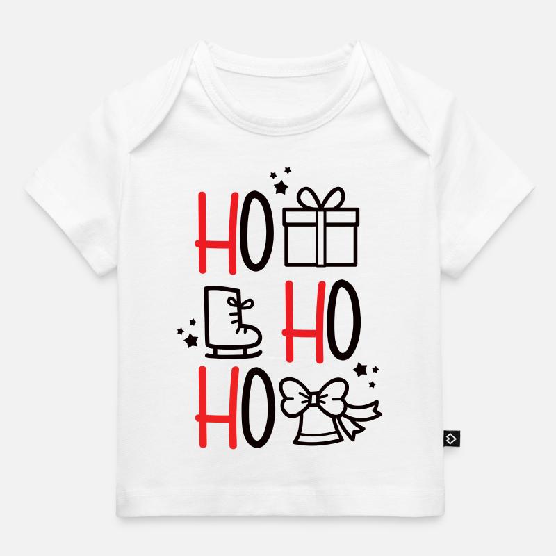 ho ho ho - T-shirt Premium bébé bio - blanc