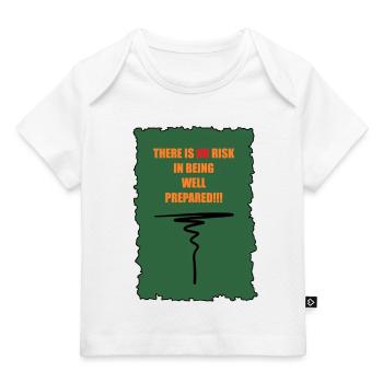 No risk....! - Baby Premium Organic T-shirt - white - Front
