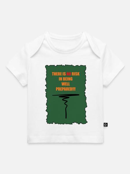 No risk....! - Baby Premium Organic T-Shirt - Weiß