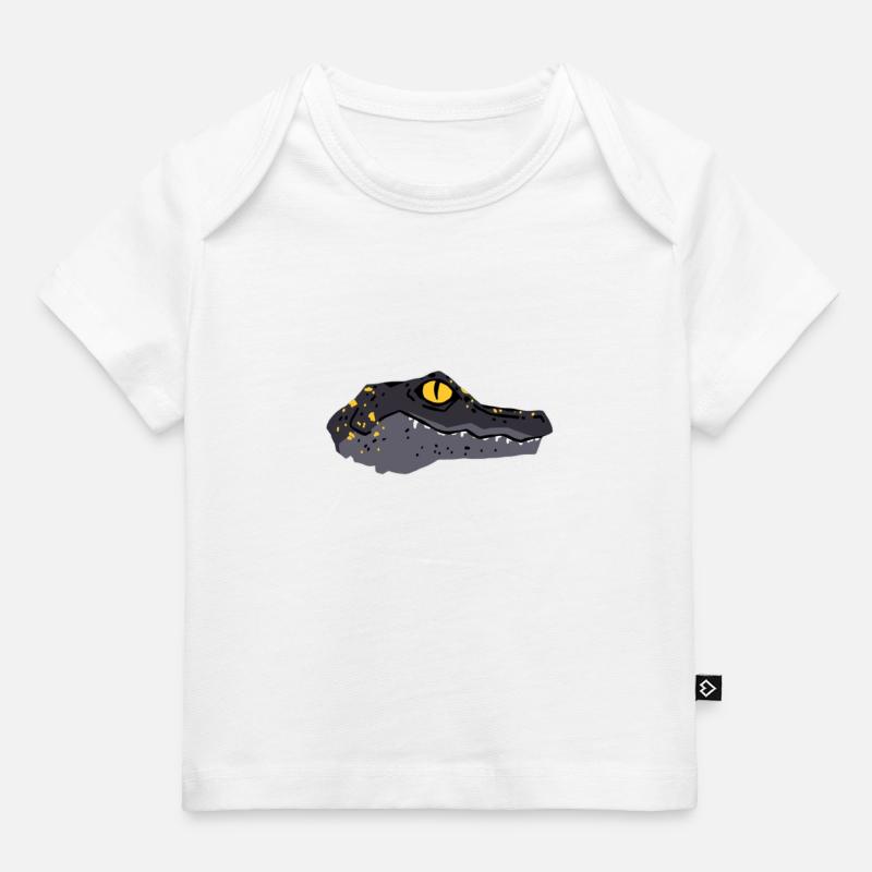 Puissant caïman - T-shirt Premium bébé bio - blanc