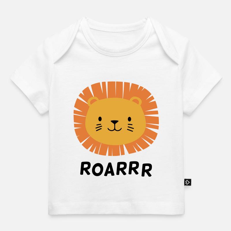 Lion mignon Roarrr - T-shirt Premium bébé bio - blanc