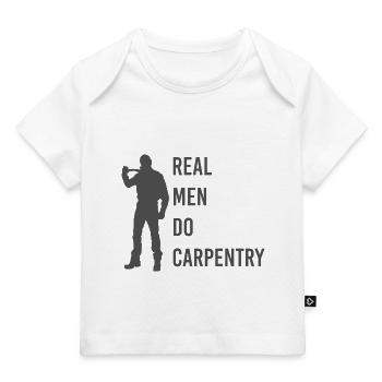 Menuiserie uniquement - T-shirt Premium bébé bio - blanc - Devant