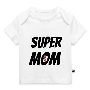 Super - Baby Premium Organic T-Shirt - Weiß - Vorne
