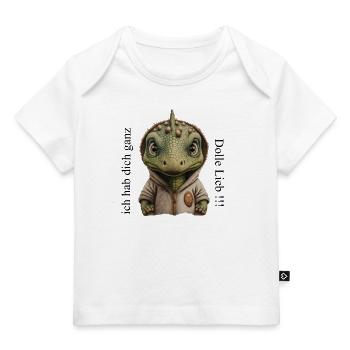 Ganz dolle lieb - Baby Premium Organic T-Shirt - Weiß - Vorne