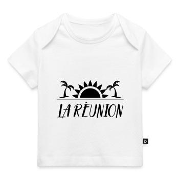 La Réunion 974 - T-shirt Premium bébé bio - blanc - Devant