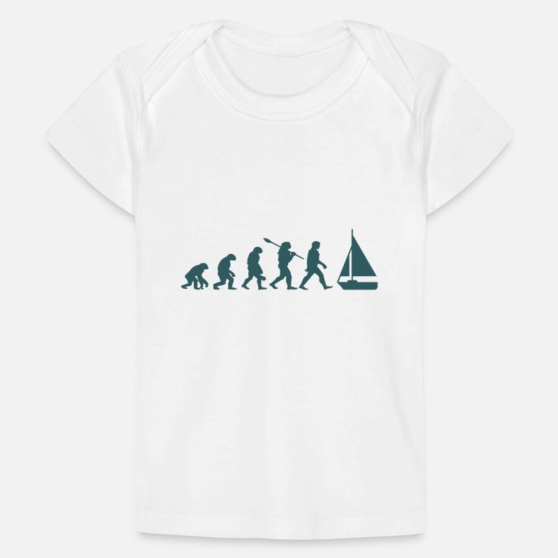Evolution Sailboat Boat Baby Premium Organic T-shirt