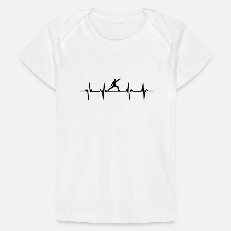 Escrime Sabre Épées Épées Planque Combat à l’épée T-shirt Premium bébé bio