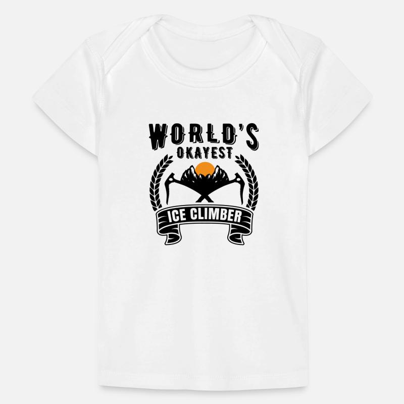 Eiskletterer Eisklettern Sportler Eis Klettern Baby Premium Organic T-Shirt