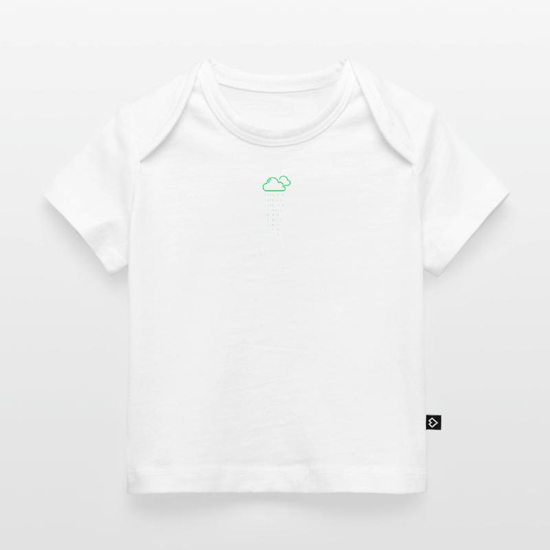 Code de pluie nuageuse T-shirt Premium bébé bio