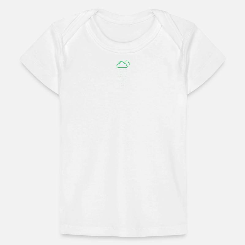 Code de pluie nuageuse T-shirt Premium bébé bio