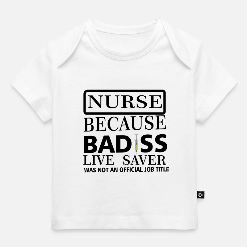 Cadeau d'infirmière - T-shirt Premium bébé bio - blanc